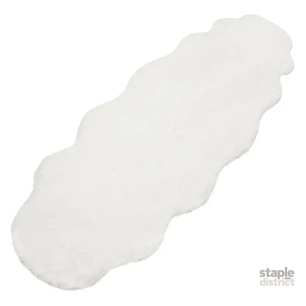 Marlow Floor Rug Area Rugs Cloud Fluffy 60X160cm White-2018816752720416769