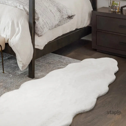 Marlow Floor Rug Area Rugs Cloud Fluffy 60X160cm White-2018816752720416774