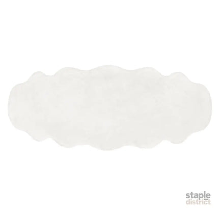 Marlow Floor Rug Area Rugs Cloud Fluffy 60X160cm White-2018816752720416768