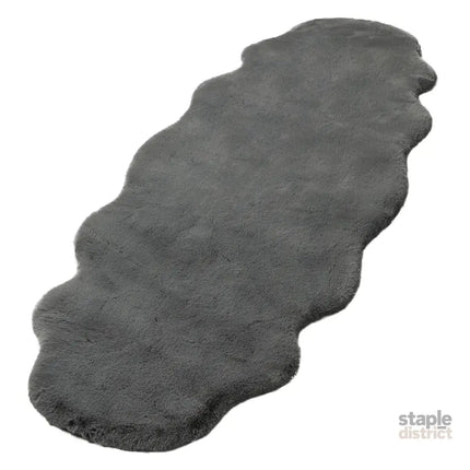 Marlow Floor Rug Area Rugs Cloud Fluffy 80X200cm Grey-2029387260289486849