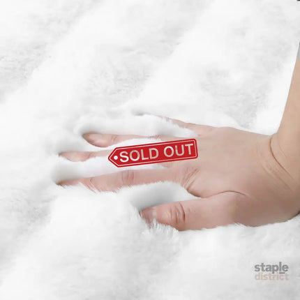 Marlow Floor Rug Carpet Fluffy Faux Rabbit Fur 80x120CM-2018816664715530244