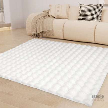 Marlow Floor Rug Carpet Fluffy Faux Rabbit Fur 80x120CM-2018816664715530246