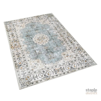 Marlow Floor Rug Short Pile Washable Vintage Carpet Soft Plush Non Slip 160x120-2018816742326931457