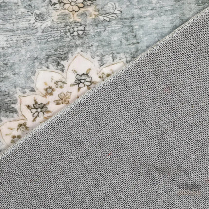 Marlow Floor Rug Short Pile Washable Vintage Carpet Soft Plush Non Slip 160x120-2018816742326931459