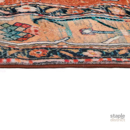 Marlow Floor Rug Vintage Polyester Washable Area Rugs-2050056914552885251