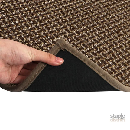 Marlow Kitchen Rug 2PCS Woven Non Slip Absorbent Brown-2018816688908275715