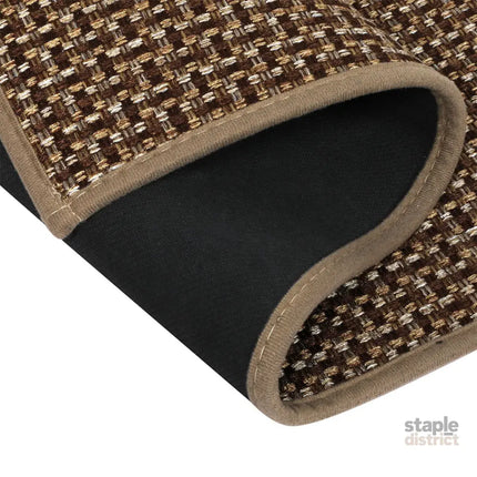 Marlow Kitchen Rug 2PCS Woven Non Slip Absorbent Brown-2018816688908275717
