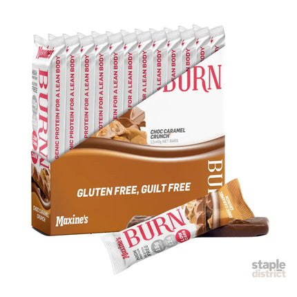 Maxines Burn Caramel Crunch Bar 12x40g-2050056827734986752