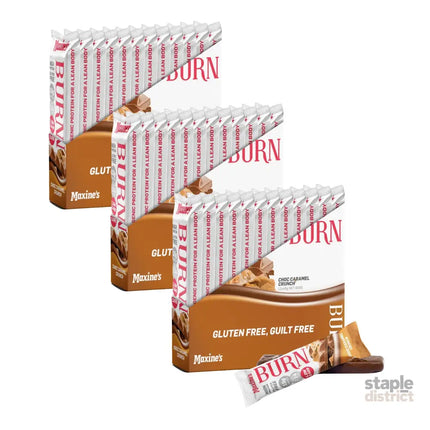 Maxines Burn Caramel Crunch Bar 12x40g x3-2050056828053753856