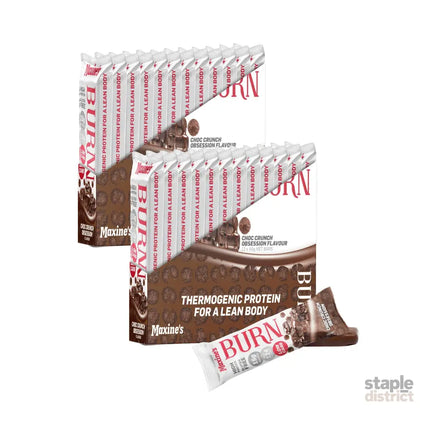 Maxines Burn Choc Crunch Obsession Bar 12x40g x2-2050056828896808960