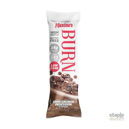Maxines Burn Choc Crunch Obsession Bar 12x40g x2-2050056828896808961