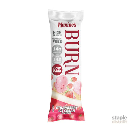 Maxines Burn Strawberry Ice Cream Bar 12x40g x2-2050056829366571009