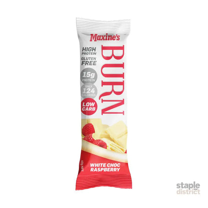 Maxines Burn White Choc Raspberry Bar 12x40g-2050056828221526017