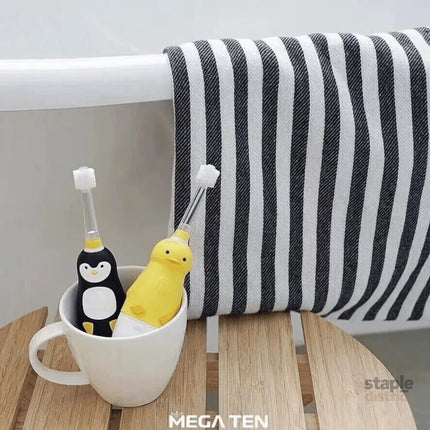 MEGA TEN 360-Degree Kids Electric Toothbrush with LED Light 1-4 Yrs Monkey-2006733475654275080