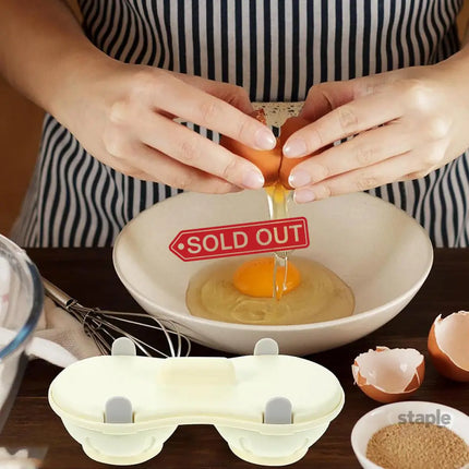 Microwave Egg Steamer With Lid Kitchen Egg Cooker Poacher Steam Box Container - Orange - Appliances > Kitchen