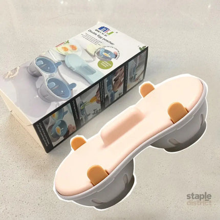 Microwave Egg Steamer With Lid Kitchen Egg Cooker Poacher Steam Box Container - White - Appliances > Kitchen Appliances