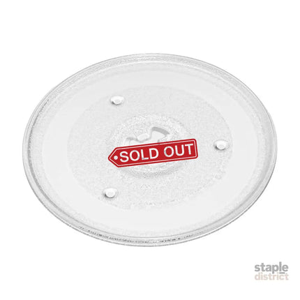 Microwave Glass Turntable Replacement Plate Y Type Coupler Fit in 3 Sizes - 245mm - Appliances > Kitchen Appliances >