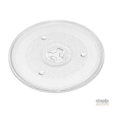 Microwave Glass Turntable Replacement Plate Y Type Coupler Fit in 3 Sizes - 245mm - Appliances > Kitchen Appliances >