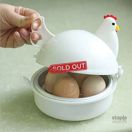 Microwave Oven Egg Steamer Boiled Egg Artifact Boiled Egg Mini Household Special Heating Box - Appliances > Kitchen