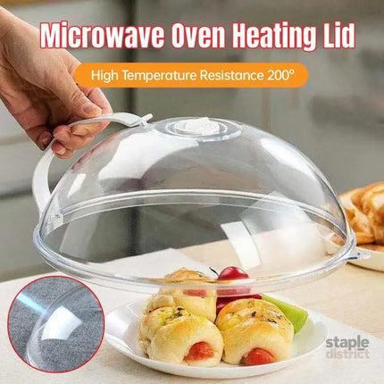 Microwave Safe Food Grade Plastic Splash Proof and Dustproof Heating Cover - Home & Garden > Kitchenware > Food Storage