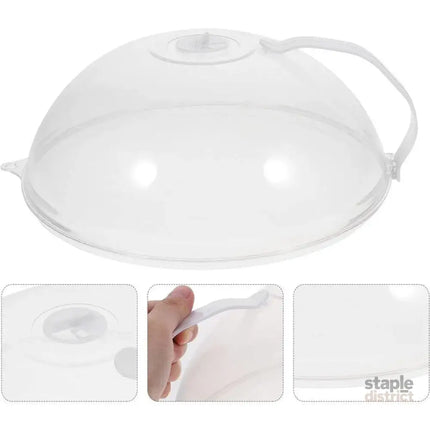 Microwave Safe Food Grade Plastic Splash Proof and Dustproof Heating Cover - Home & Garden > Kitchenware > Food Storage