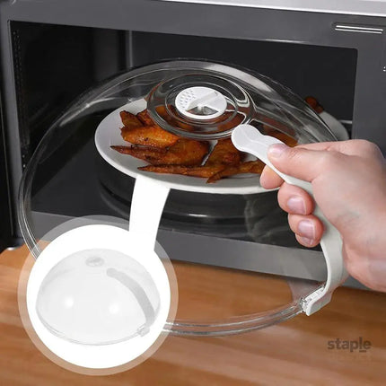 Microwave Safe Food Grade Plastic Splash Proof and Dustproof Heating Cover - Home & Garden > Kitchenware > Food Storage