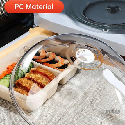 Microwave Safe Food Grade Plastic Splash Proof and Dustproof Heating Cover - Home & Garden > Kitchenware > Food Storage