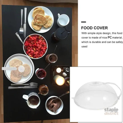 Microwave Safe Food Grade Plastic Splash Proof and Dustproof Heating Cover - Home & Garden > Kitchenware > Food Storage