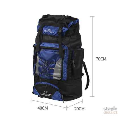 Military Backpack Tactical Hiking Camping Blue-2018816652463968258