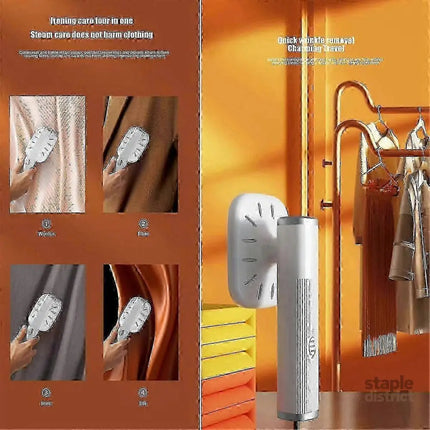 Mini Handheld Steamer Ironing Machine Dry/Wet Steam Iron for Travel Use - Appliances > Washers Dryers & Irons > Irons &