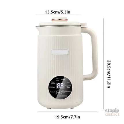 Mini Soy Milk Maker 800ml with 9 Functions - Appliances > Kitchen Appliances > Food Mixers & Blenders