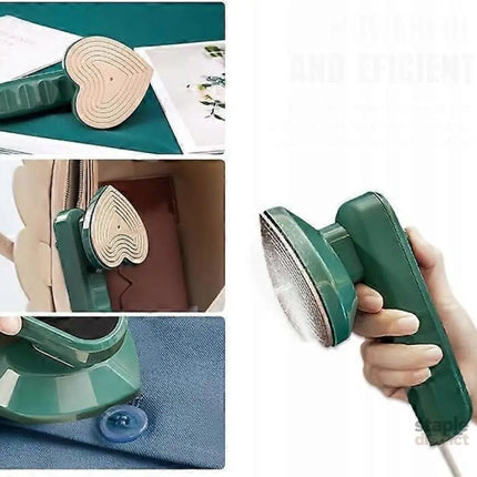 Mini Travel Steam Iron Small Handheld Clothes Steamer for Fabric Wrinkles - Appliances > Washers Dryers & Irons > Irons