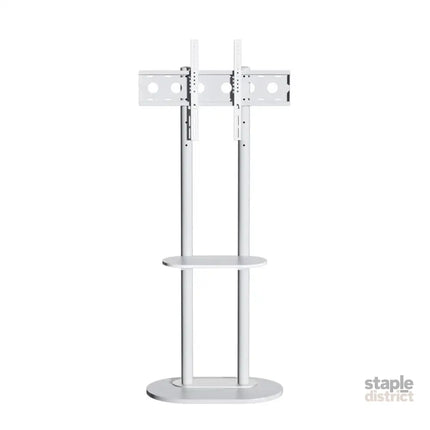 Minimalist Marble Textured Floor Tv Stand 32’’-75’’ Strong Steel Tv Bracket Stable - Appliances > TV > TVs & Accessories