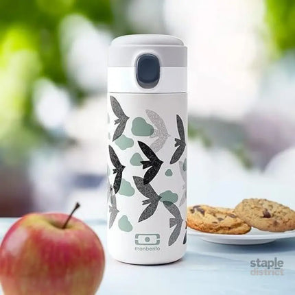 Monbento MB Pop Graphic 360ML Insulated bottle - Birds Birds-2006733345257558019