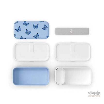 Monbento Original Graphic 1L Lunch Bento Box- Blue Butterfly Blue Butterfly-2006733335392555010