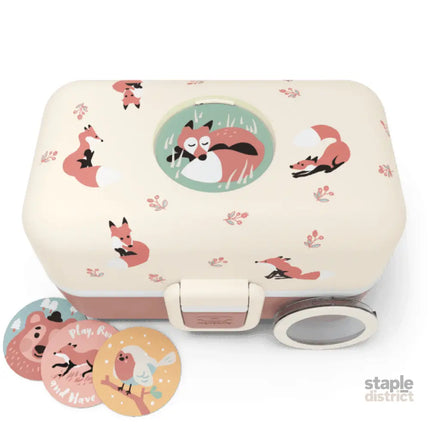 Monbento Tresor Graphic Kids's Bento Box- Cinnamon Fox Cinnamon Fox-2006733344750047233
