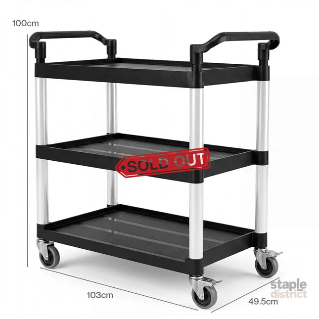 Monvelo Tool Trolley Cart Rolling Utility Storage Organiser Garage Workshop-2050056775838863362