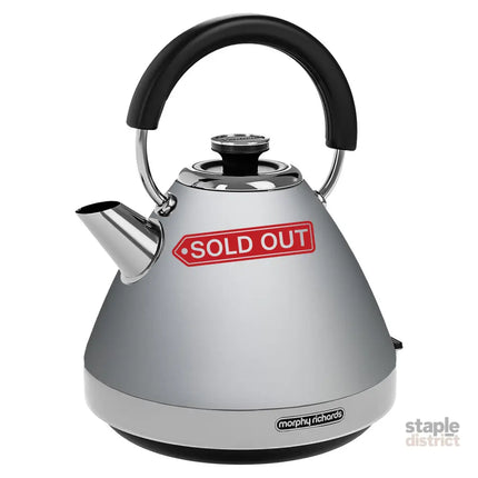 Morphy Richards 1.5L Venture Collection Pyramid Kettle in Steel Grey - Appliances > Kitchen Appliances > Kettles