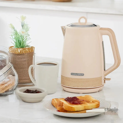 Morphy Richards 1.7L Electric Kettle Essence Scandi Swivel Base Boil-Dry Protection - Appliances > Kitchen Appliances >