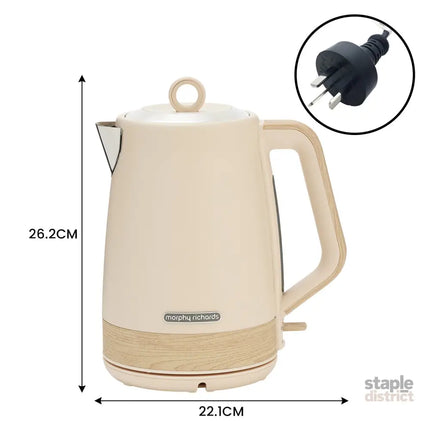 Morphy Richards 1.7L Electric Kettle Essence Scandi Swivel Base Boil-Dry Protection - Appliances > Kitchen Appliances >