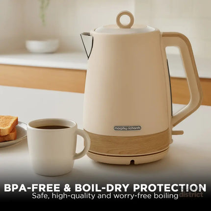 Morphy Richards 1.7L Electric Kettle Essence Scandi Swivel Base Boil-Dry Protection - Appliances > Kitchen Appliances >