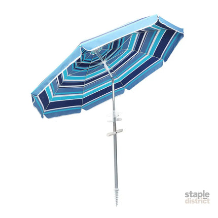 Mountview 2M Outdoor Beach Umbrellas Sand Blue-2006732891584860161