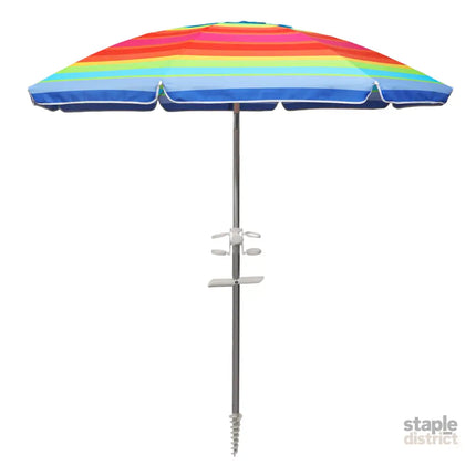 Mountview 2M Outdoor Beach Umbrellas Sand Colorful-2006732891937181704