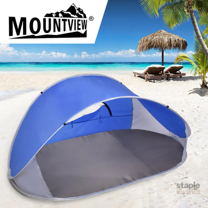Mountview Pop Up Tent Camping Beach Blue-2018816641021906950