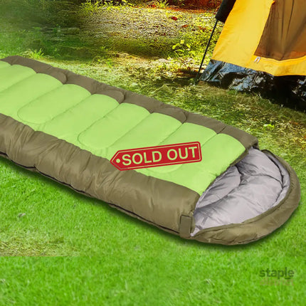 Mountview Sleeping Bag Outdoor Camping Green-2018816714057322503