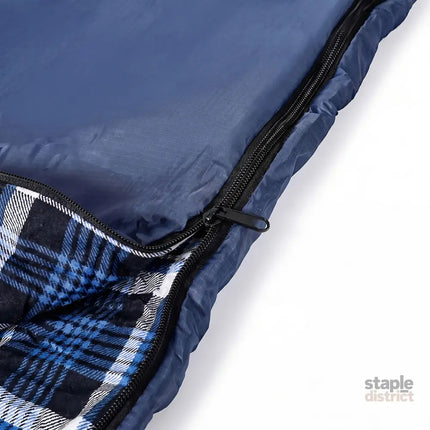 Mountview Sleeping Bags Single Camping Hiking 3-Season Thermal Blue 0°C-15°C-2050059022987563011