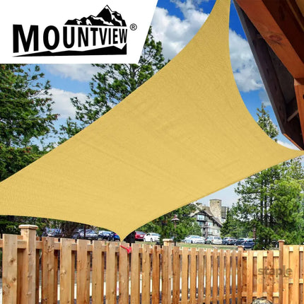 Mountview Sun Shade Sail Cloth Canopy Sand 180-2029387240752418823