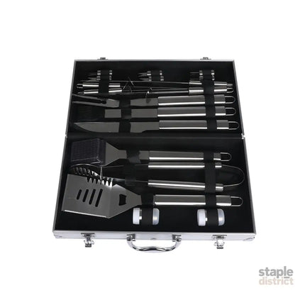 Moyasu 18Pcs BBQ Tool Set Stainless-2006733309673082884