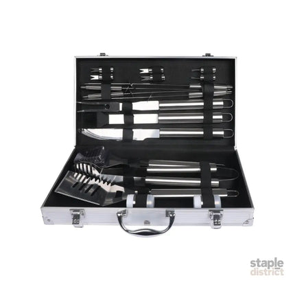 Moyasu 18Pcs BBQ Tool Set Stainless-2006733309673082881