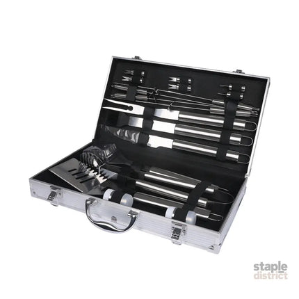 Moyasu 18Pcs BBQ Tool Set Stainless-2006733309673082880